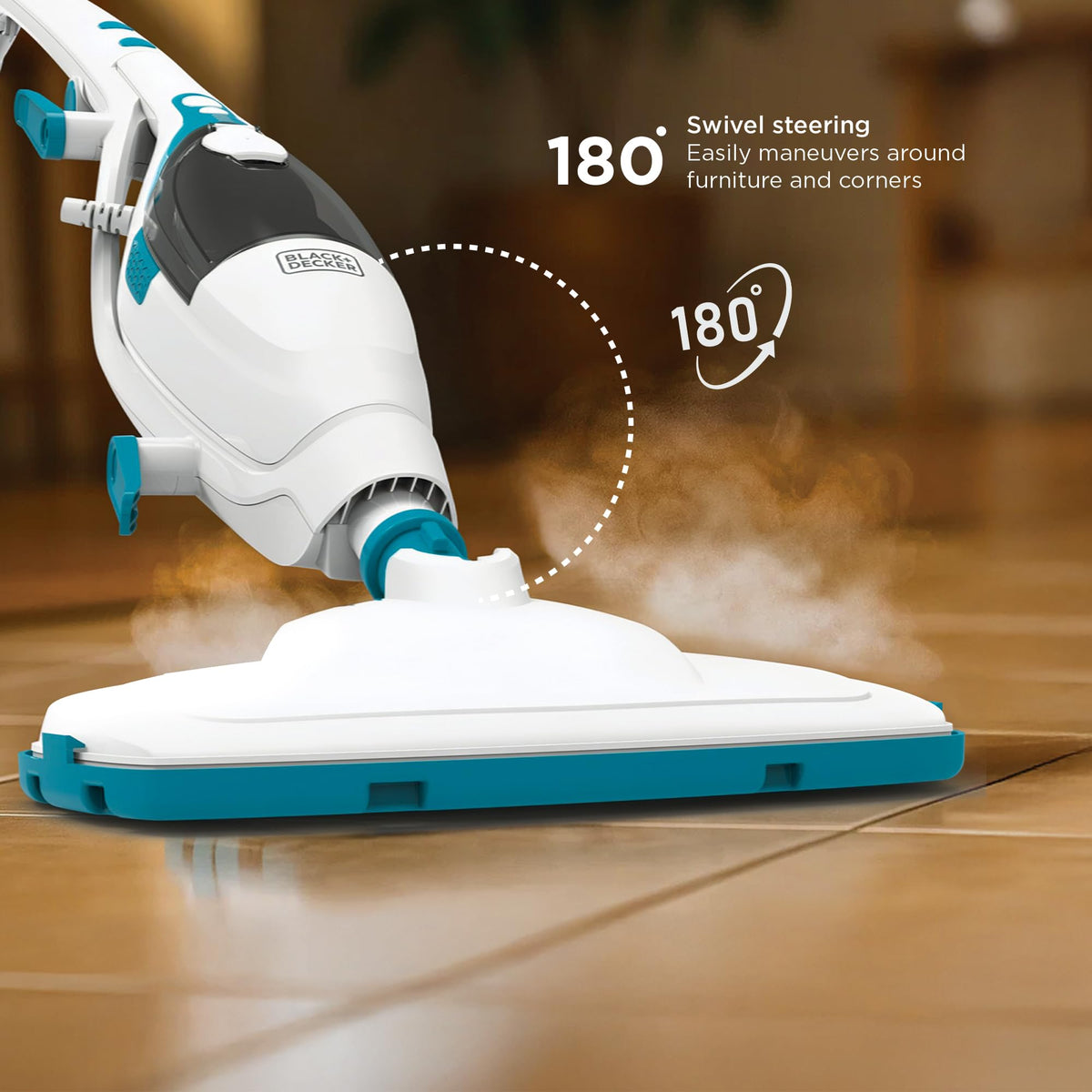 2-in-1 Steam Mop and Handheld Steam Cleaner P65109