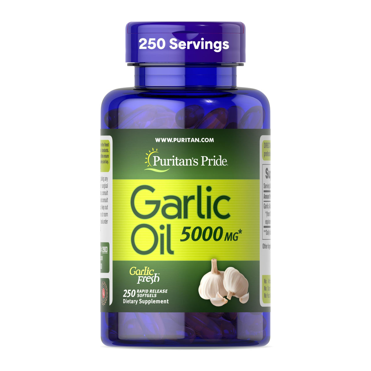Garlic 5000mg 250 Softgels U351296