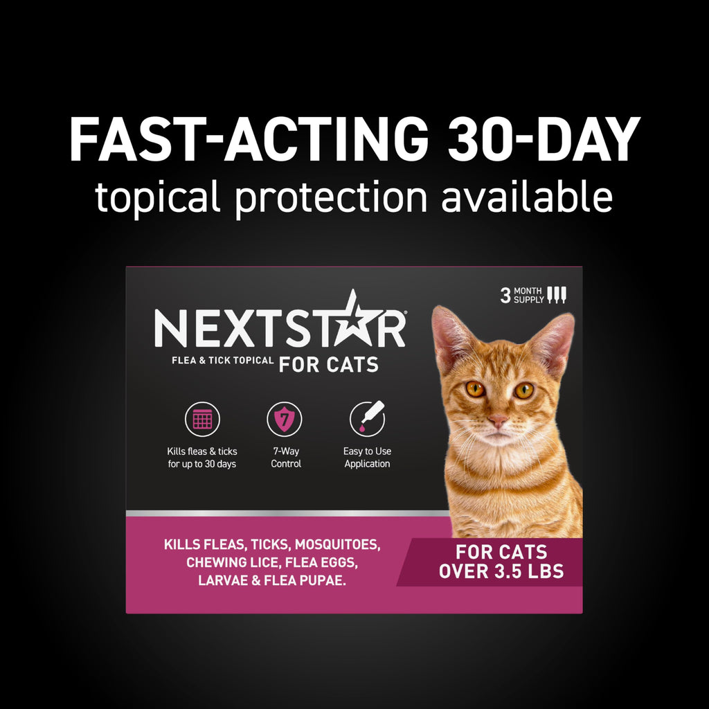 Flea & Tick Topical Cats 3-Month I436223
