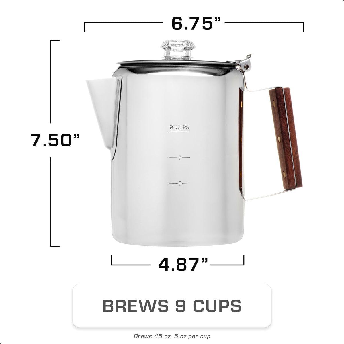 Induction Coffee Percolator 9 Cup Q8915