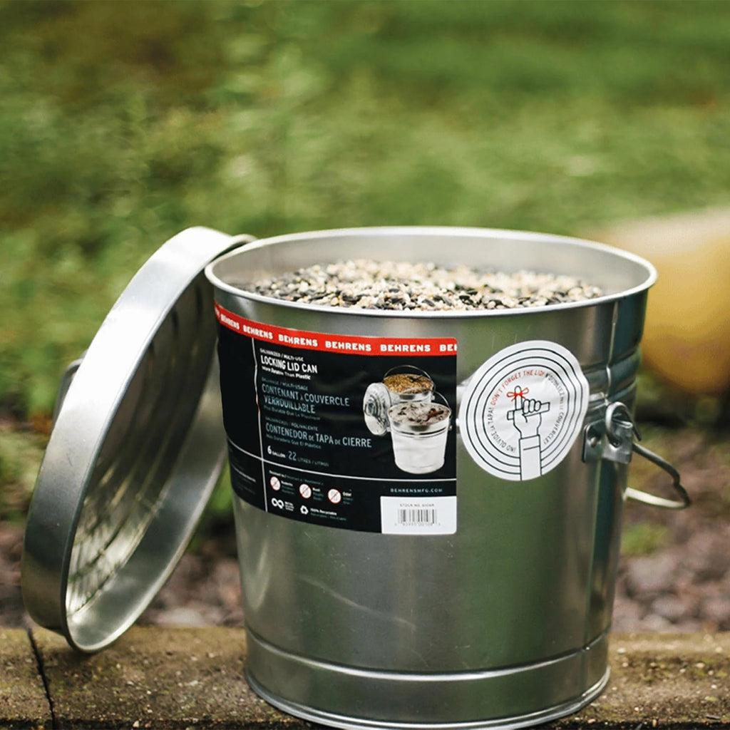 Galvanized Steel 6 Gallon Airtight Storage Jar Z40214