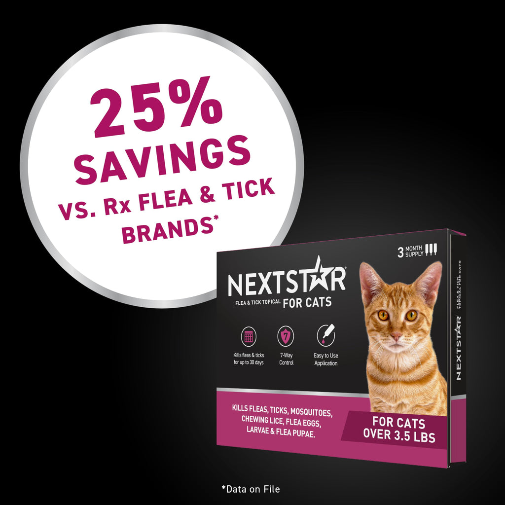 Flea & Tick Topical Cats 3-Month I436223