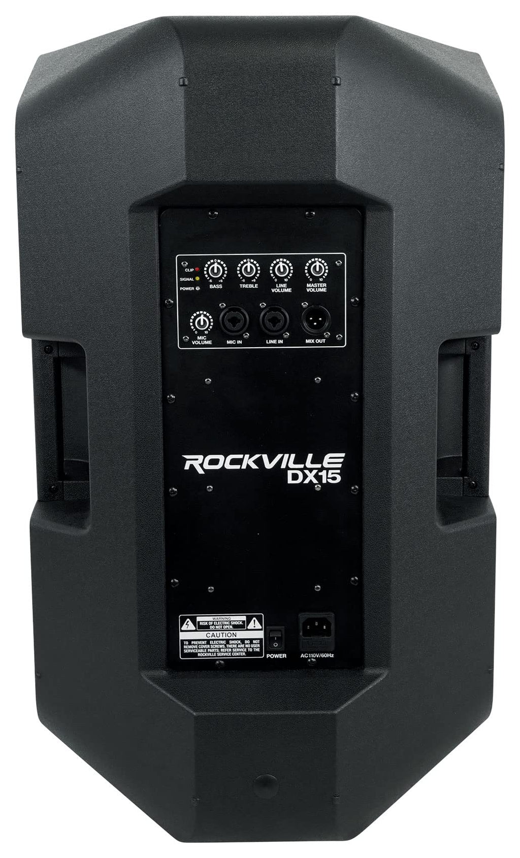 15" Active Powered DJ PA Speaker with 2-Channel Mixer O109