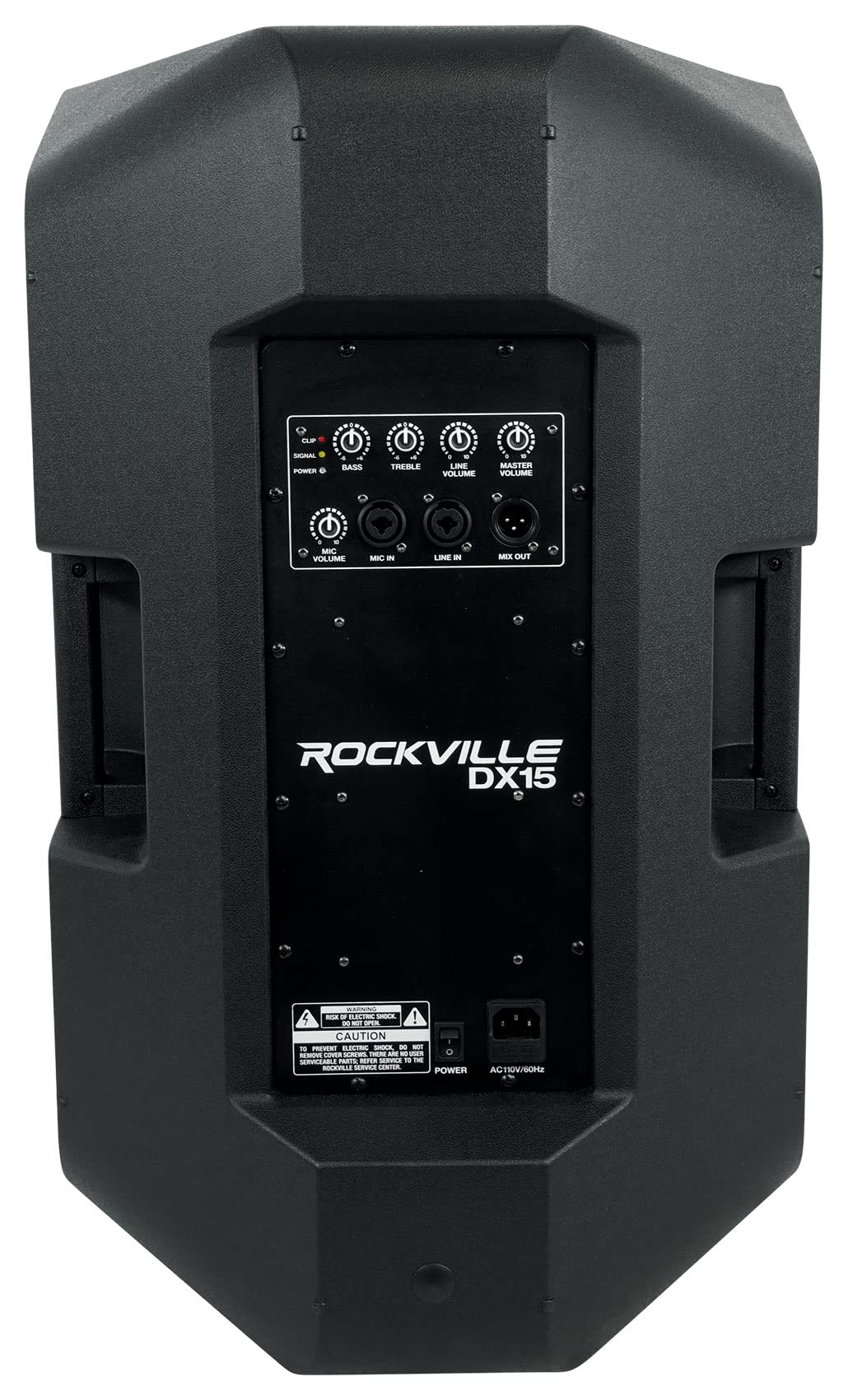 15" Active Powered DJ PA Speaker with 2-Channel Mixer O109