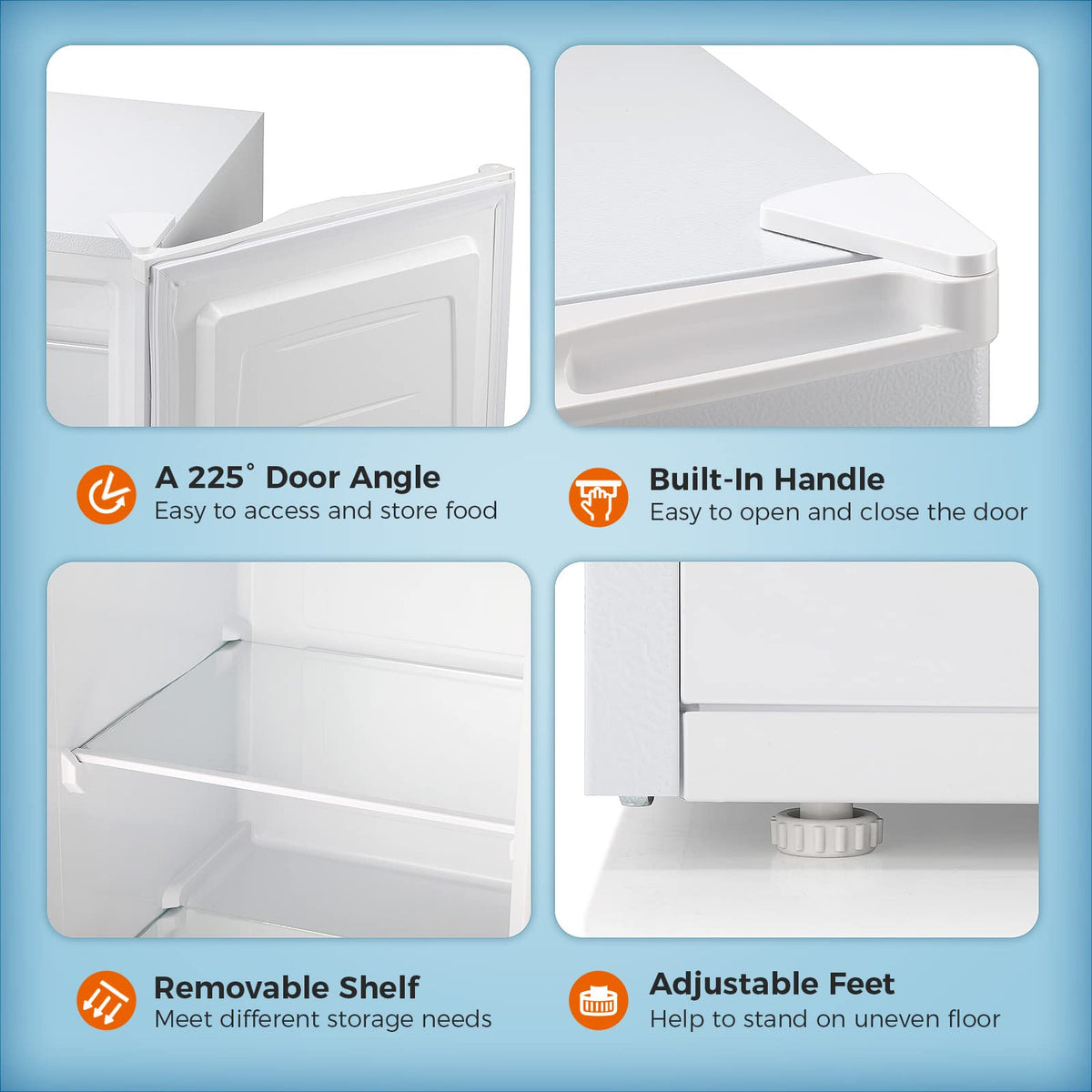 White 3.0 Cu.ft Upright Freezer N56381