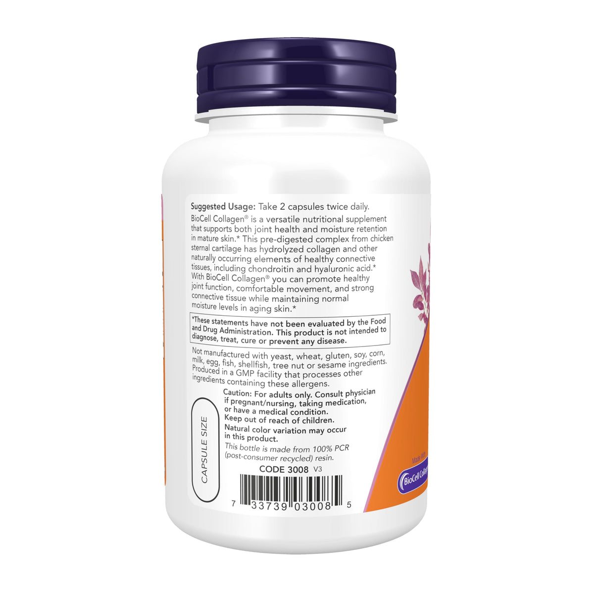 Collagen Type II 120 Veg Caps Z516