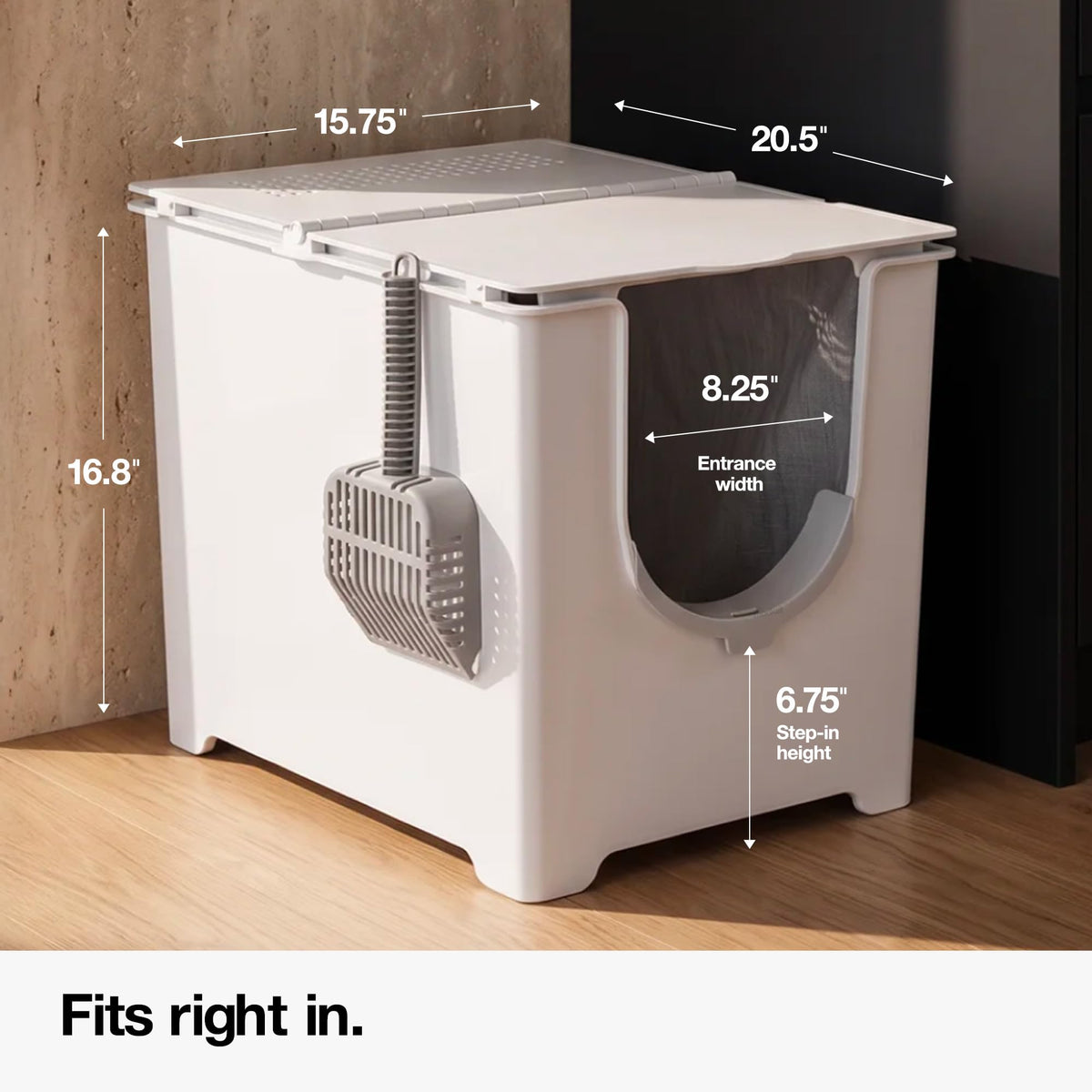 Covered Litter Box S501