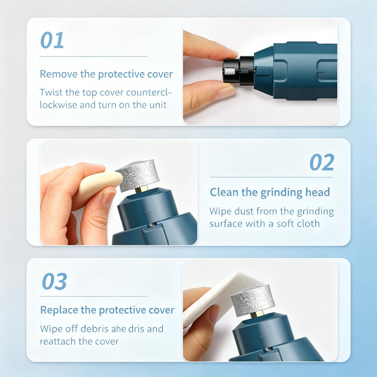 Dog Nail Grinder with 3 Ports, 2 Speeds H759170