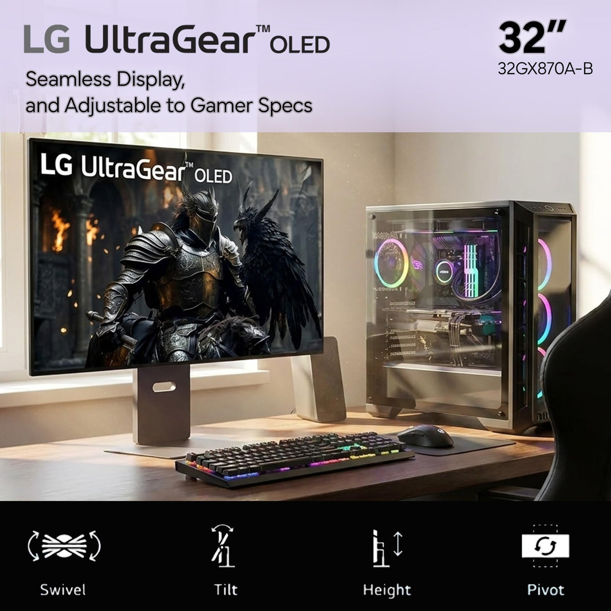 32" OLED Gaming Monitor M76662