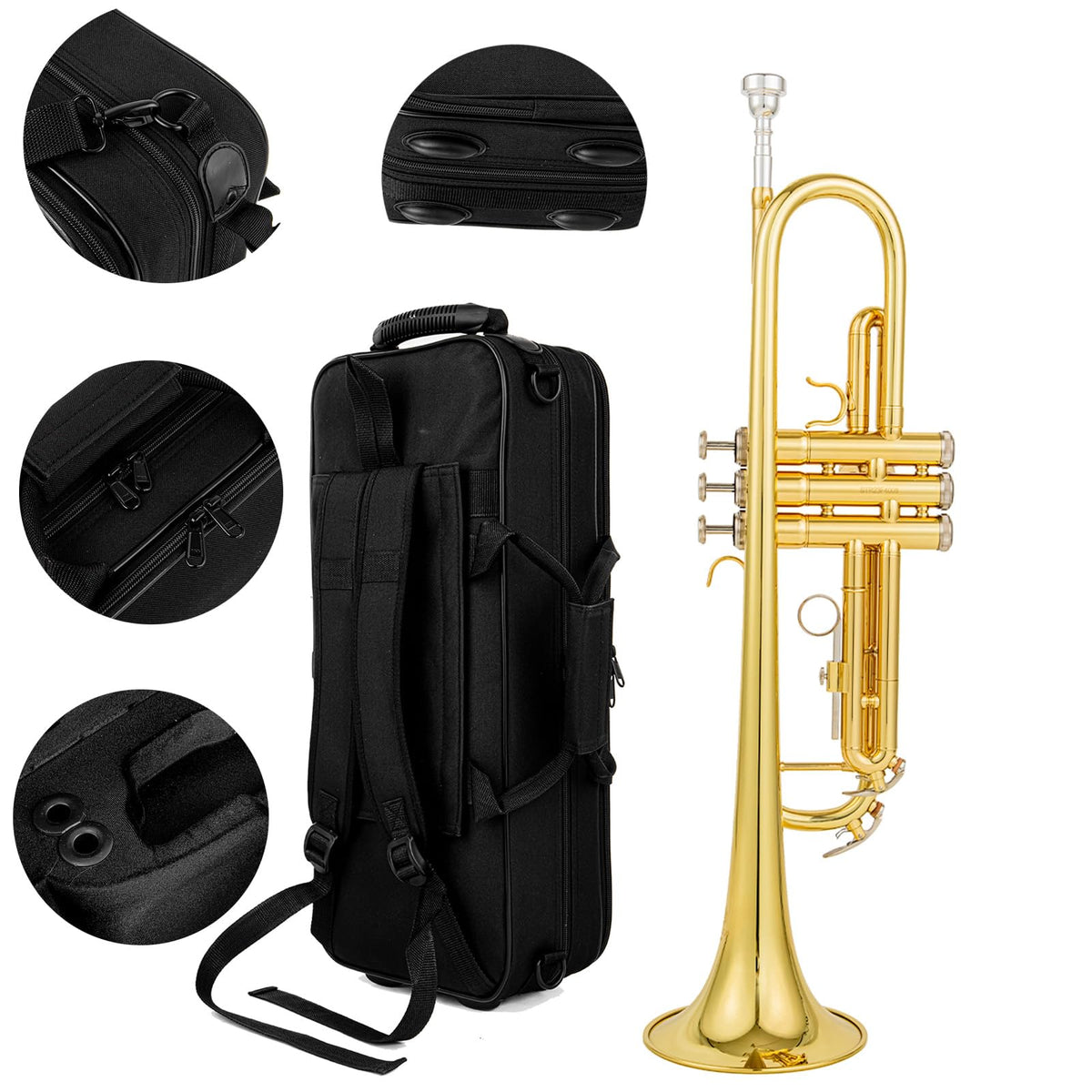 Beginner Student Trumpet with Rose Brass Leadpipe A772