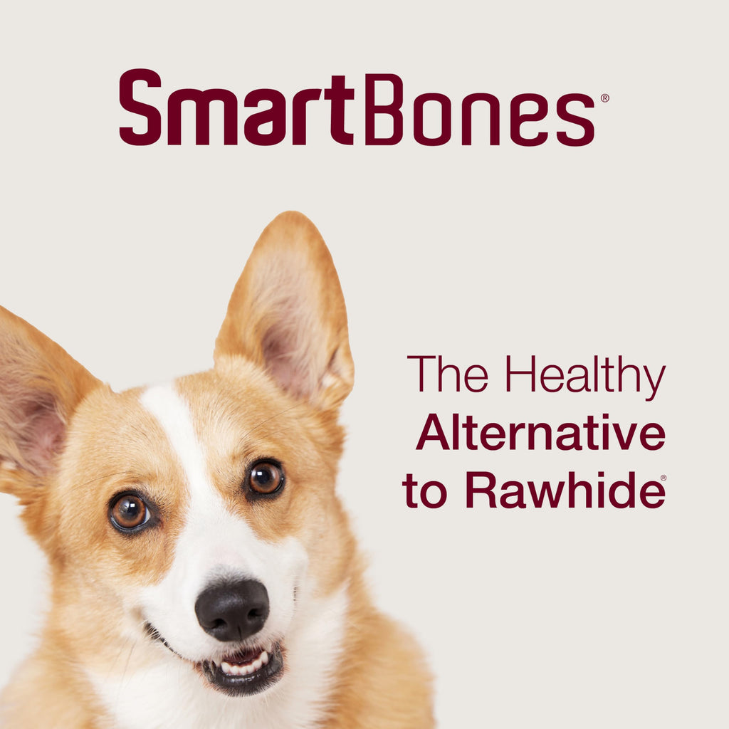 Medium Rawhide-Free Dog Treat with Peanut Butter, 4 Count Y1869