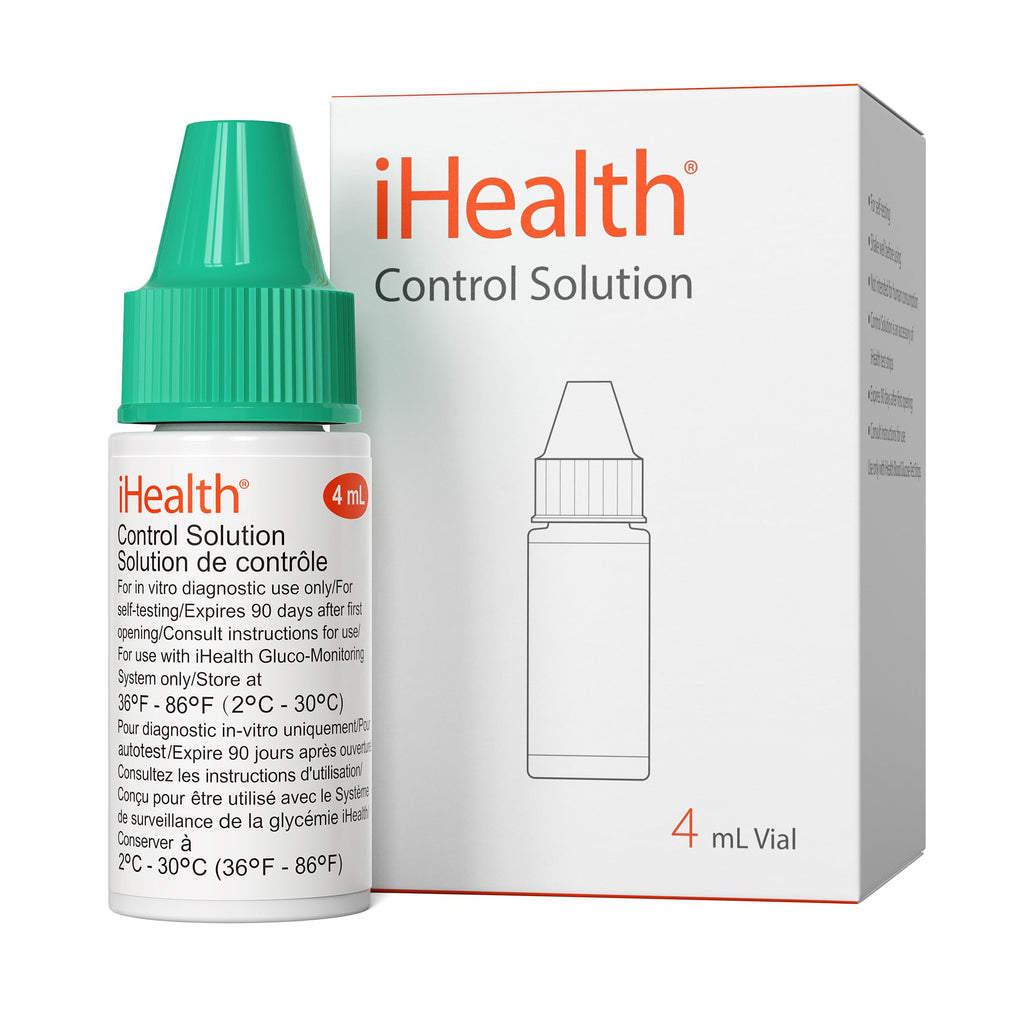 Blood Glucose Test Strips and Control Solution, 50 Count No Coding H129