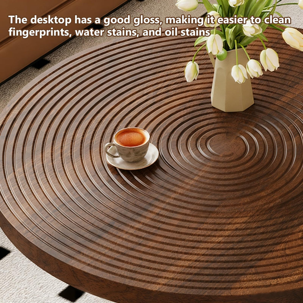 Round Storage Coffee Table P3577