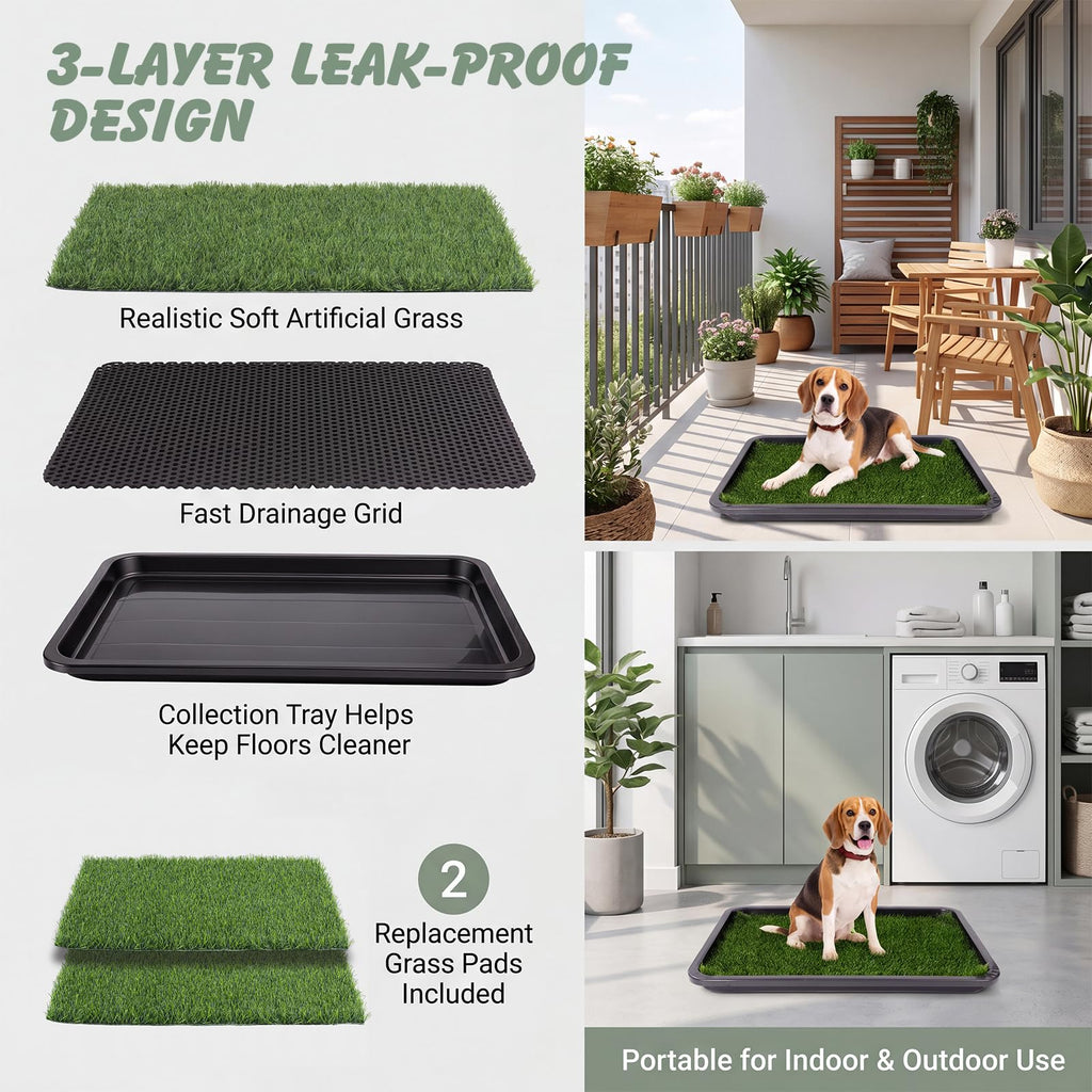 Dog Grass Pad with Tray 30 x 20 in S78820
