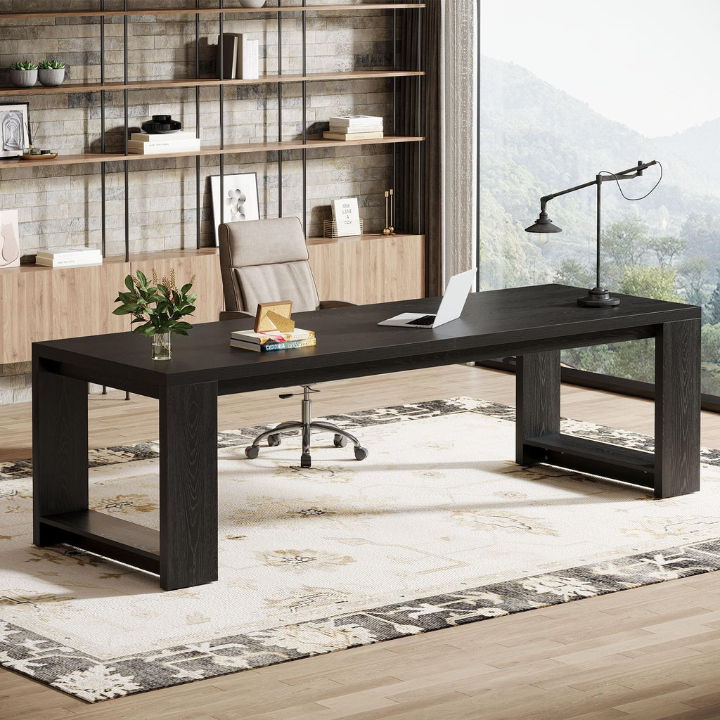 86.6-Inch Two Person Desk Q708363