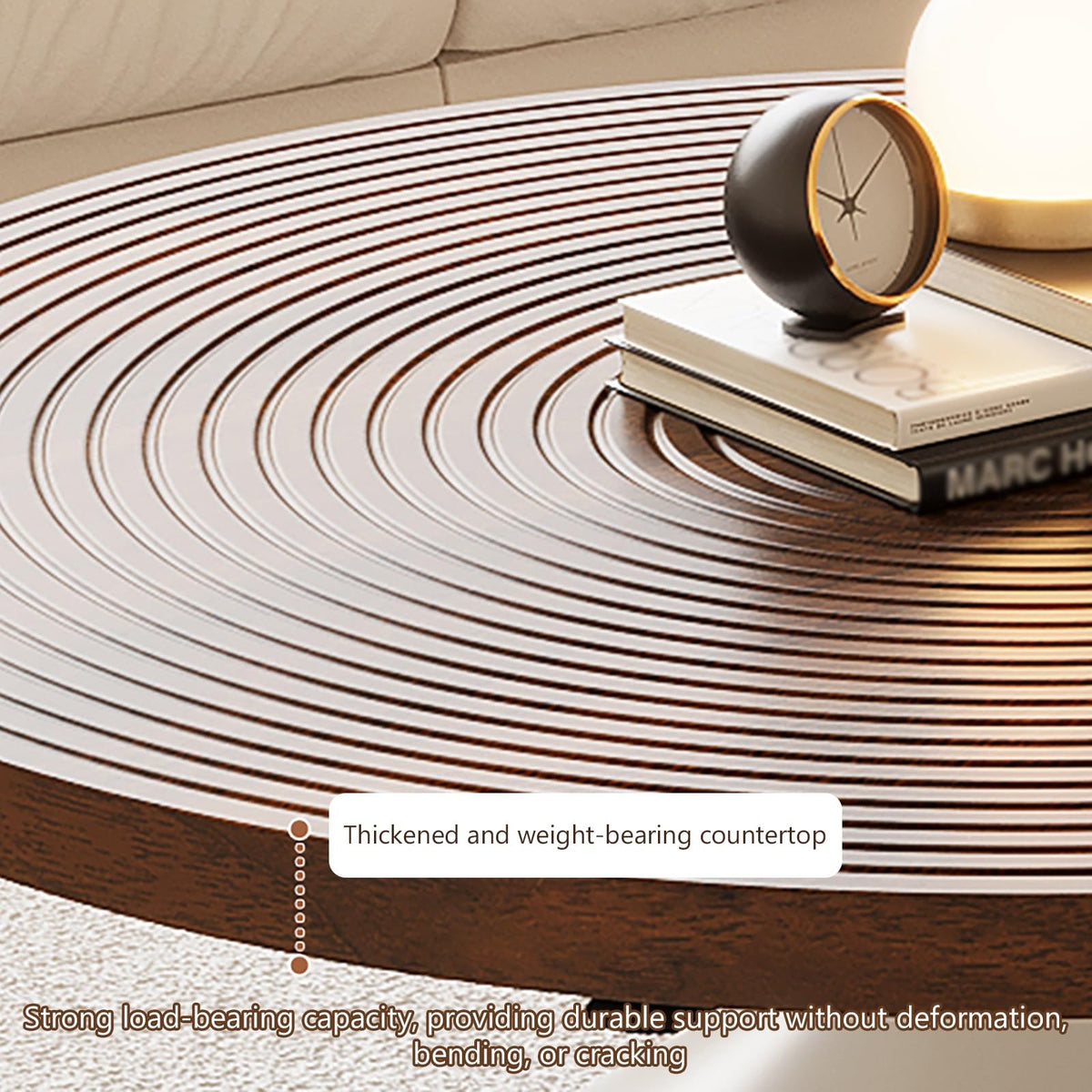 Round Storage Coffee Table P3577