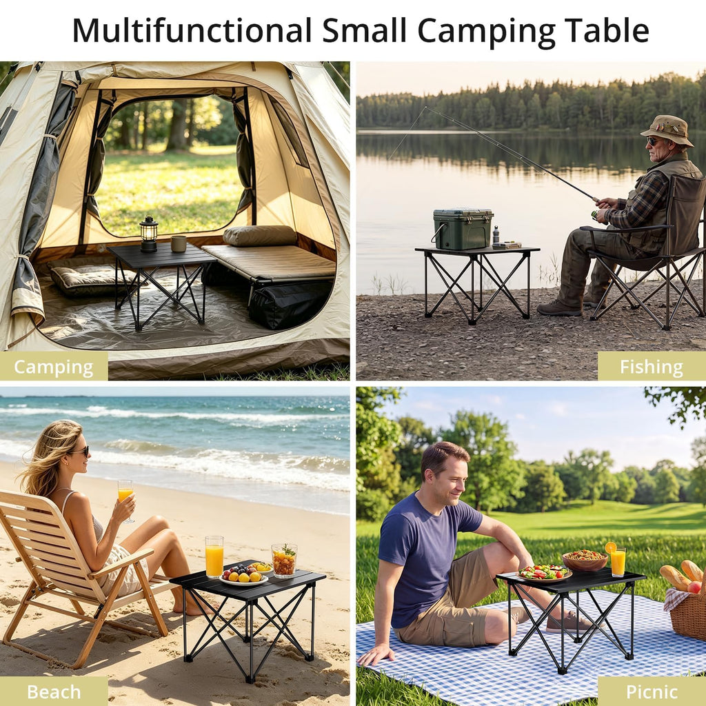 Small Ultralight Aluminum Folding Camping Table I437755