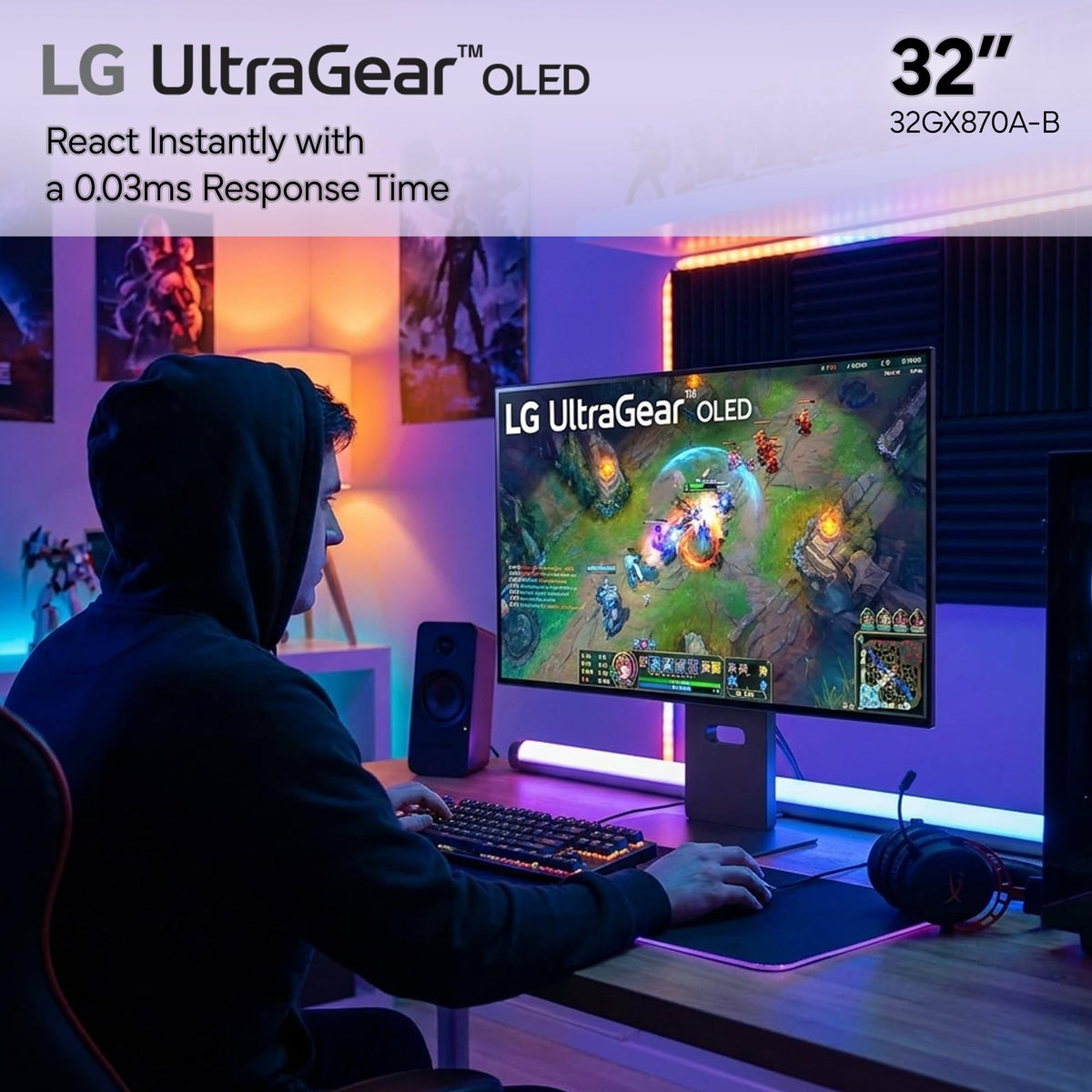 32" OLED Gaming Monitor M76662
