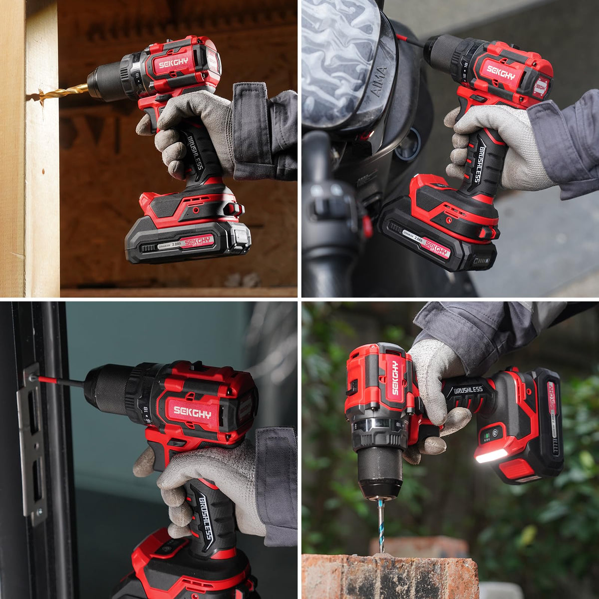 20V Cordless Drill Driver Kit with 2 Batteries V705