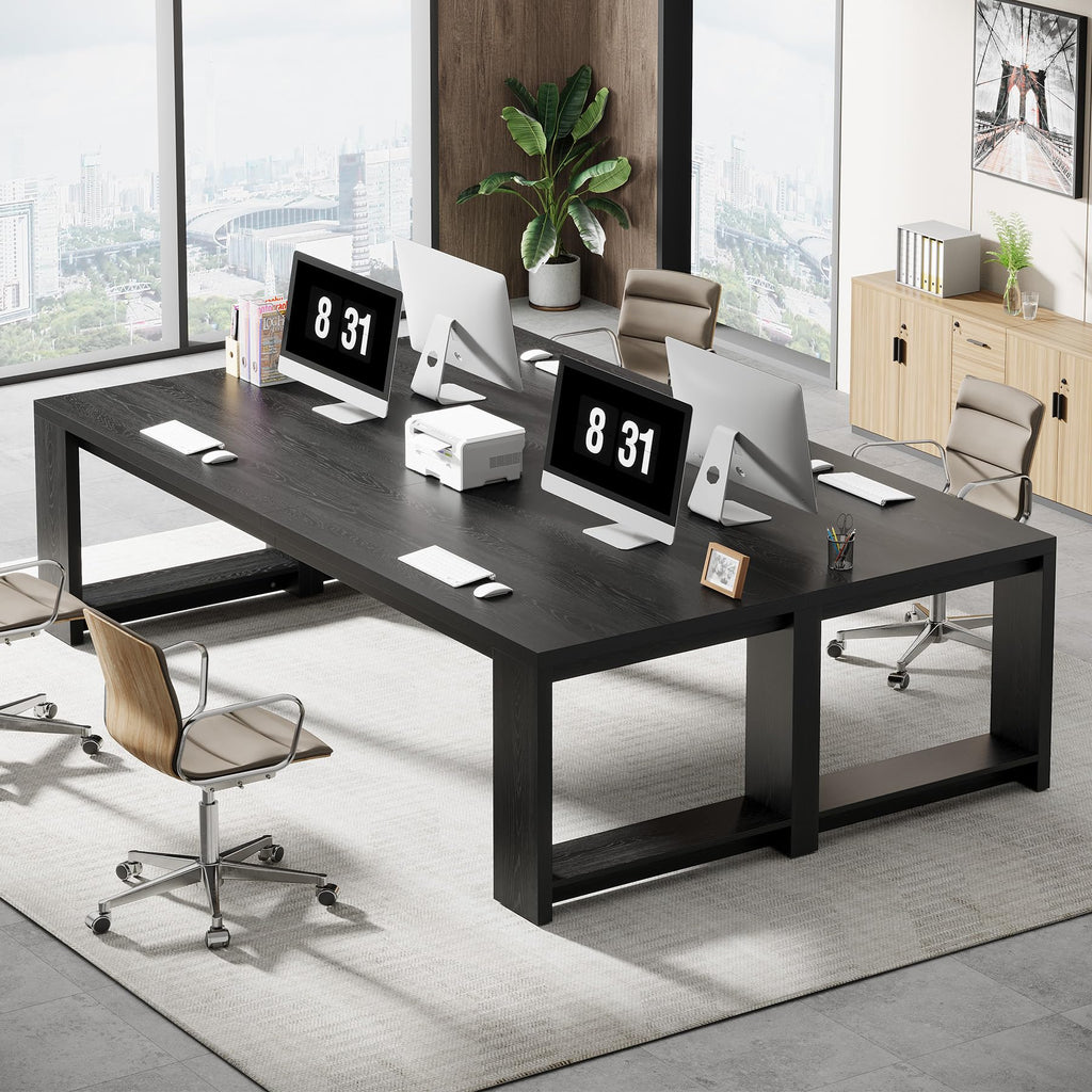 86.6-Inch Two Person Desk Q708363