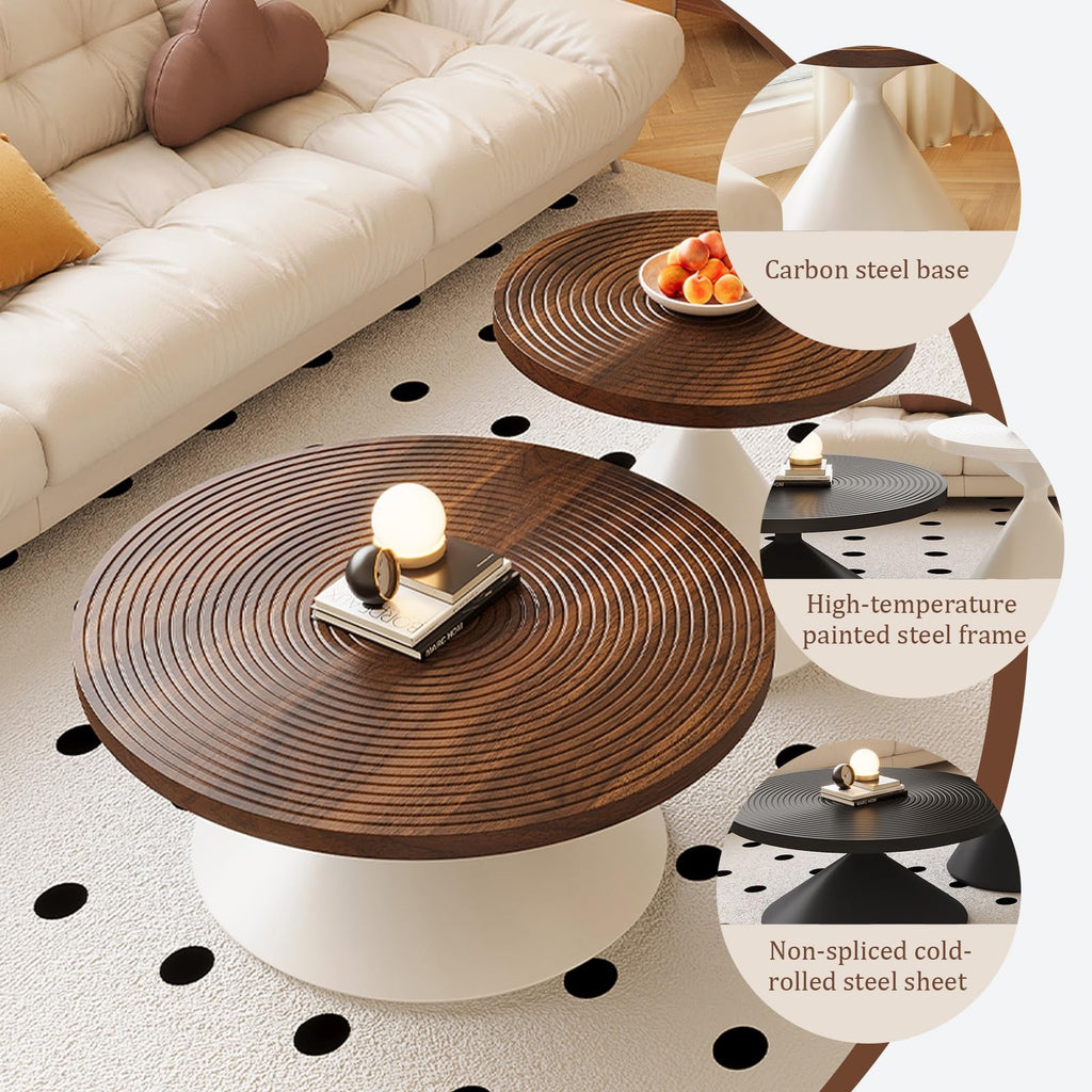 Round Storage Coffee Table P3577