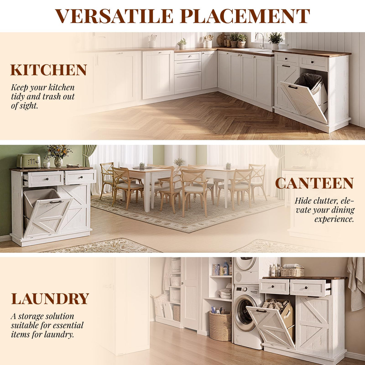 Double 10-Gal Tilt Out Trash Cabinet H271681