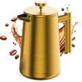 Stainless Steel Double Wall Insulated French Press 34 Oz P599188