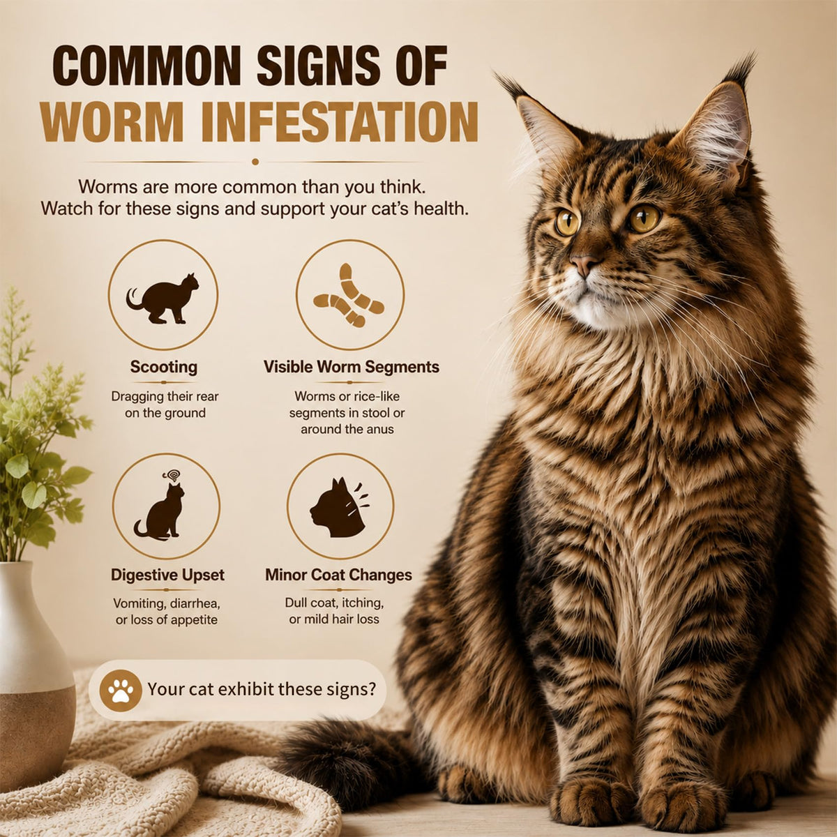 Cat Dewormer for Cats & Kittens M82677