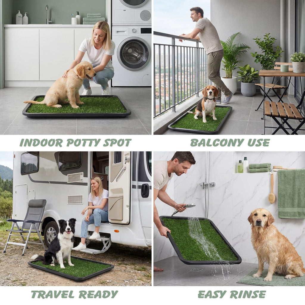 Dog Grass Pad with Tray 30 x 20 in S78820