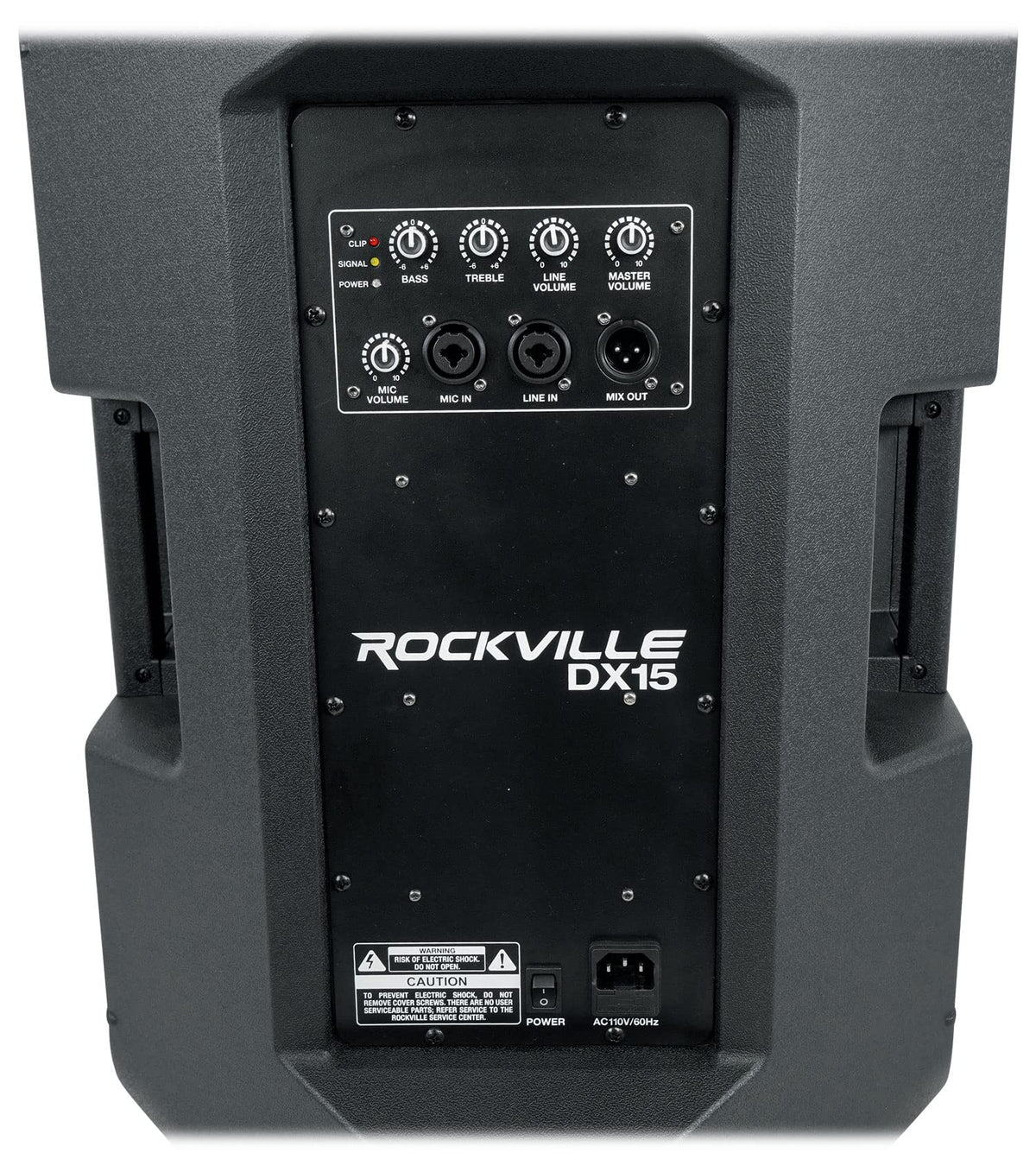 15" Active Powered DJ PA Speaker with 2-Channel Mixer O109