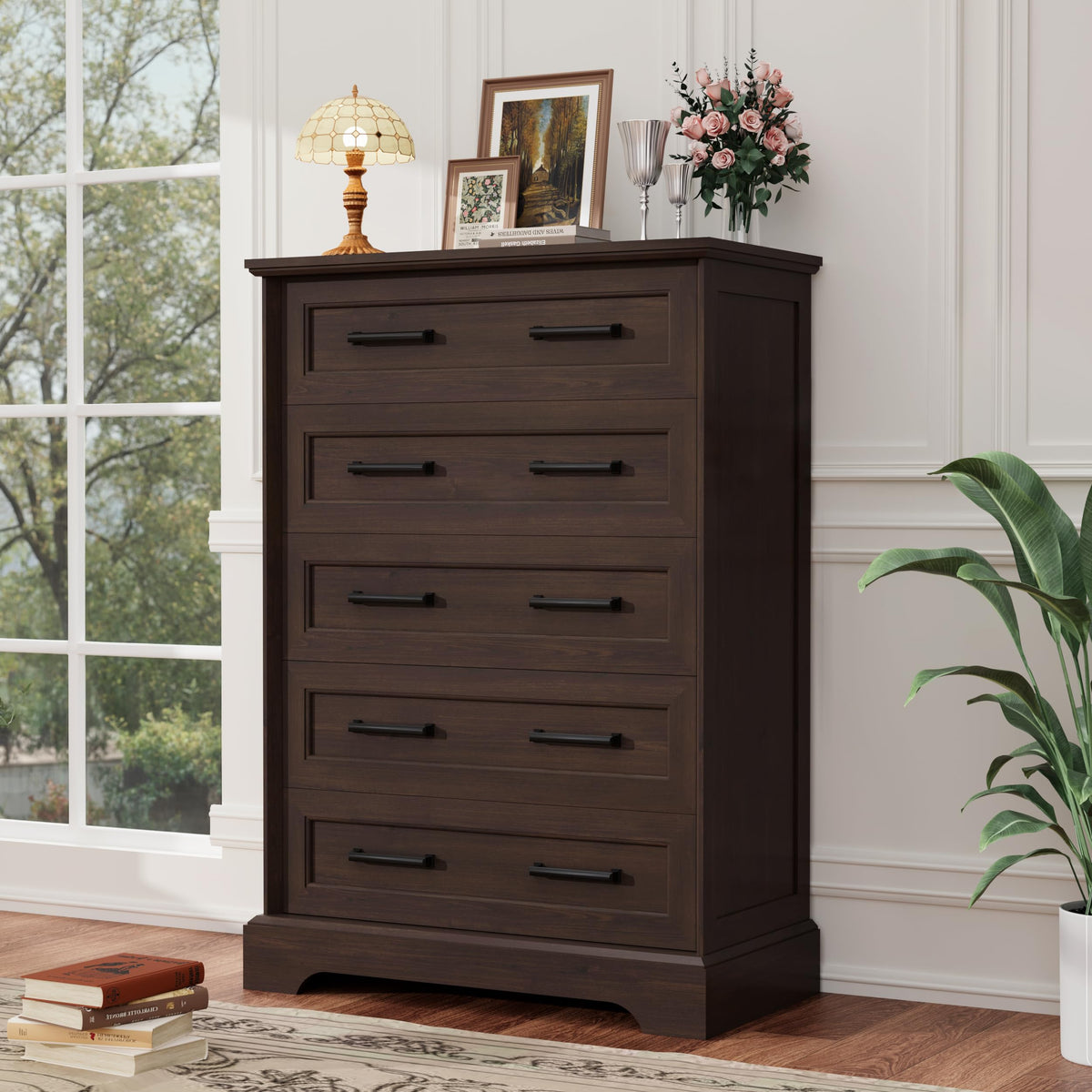 Brown 5 Drawer Dresser U740
