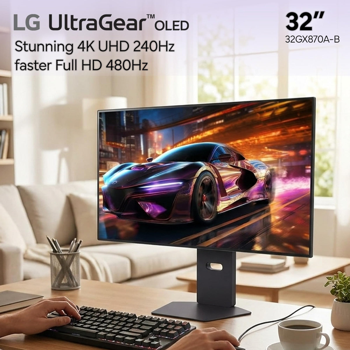 32" OLED Gaming Monitor M76662