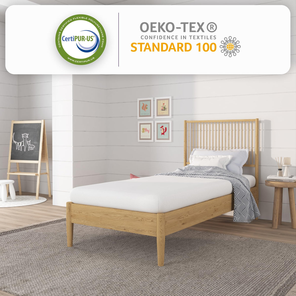 5 Inch Twin Memory Foam Mattress Z879942