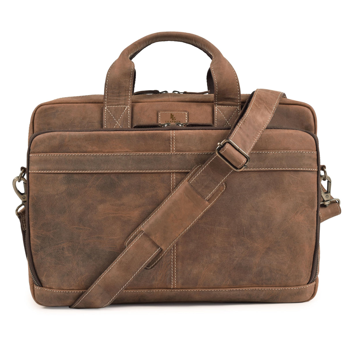 Full Grain Leather Messenger Bag D220