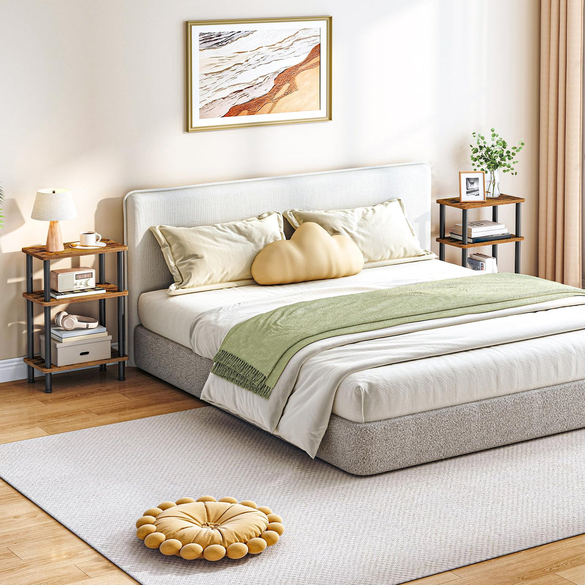 Narrow 3-Tier Side Table Q158