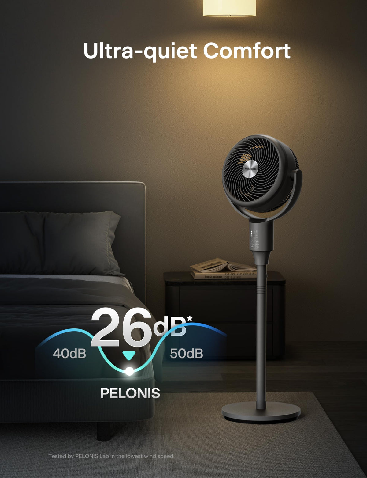 Grey Pedestal Fan L58206