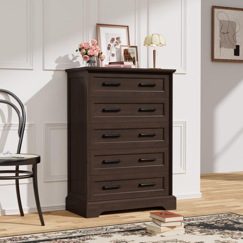 Brown 5 Drawer Dresser U740