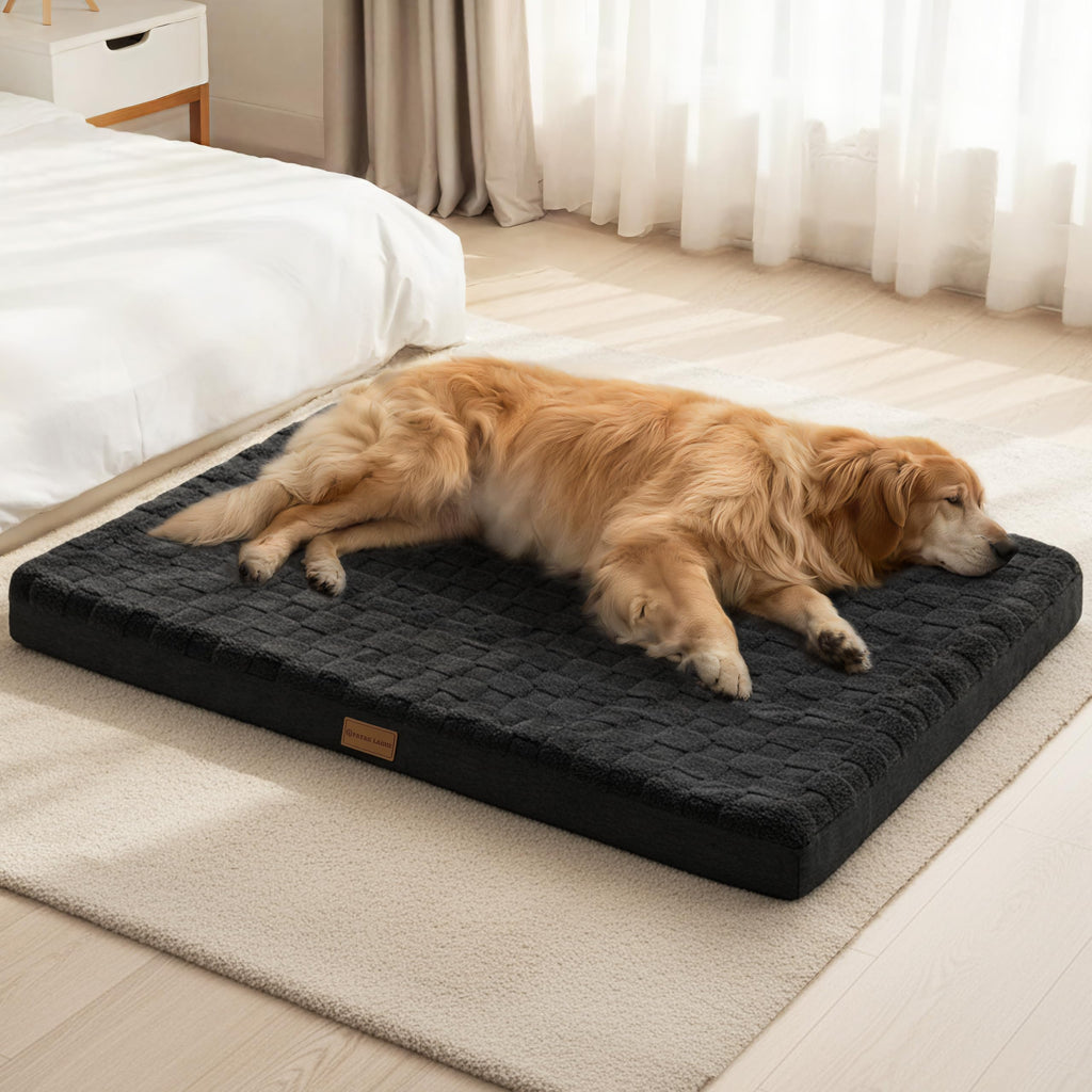 Large Washable Dog Bed 36''X24'' Black G365399