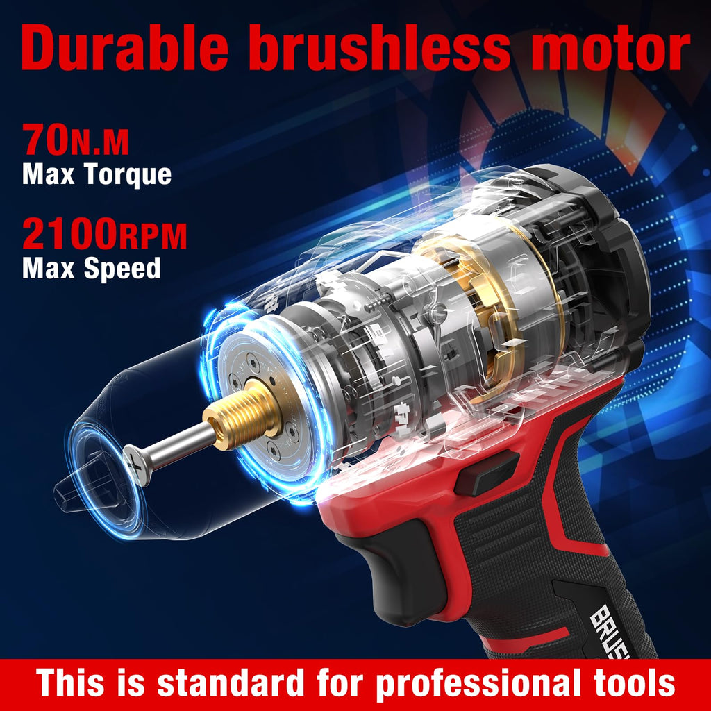 20V Cordless Drill Driver Kit with 2 Batteries V705