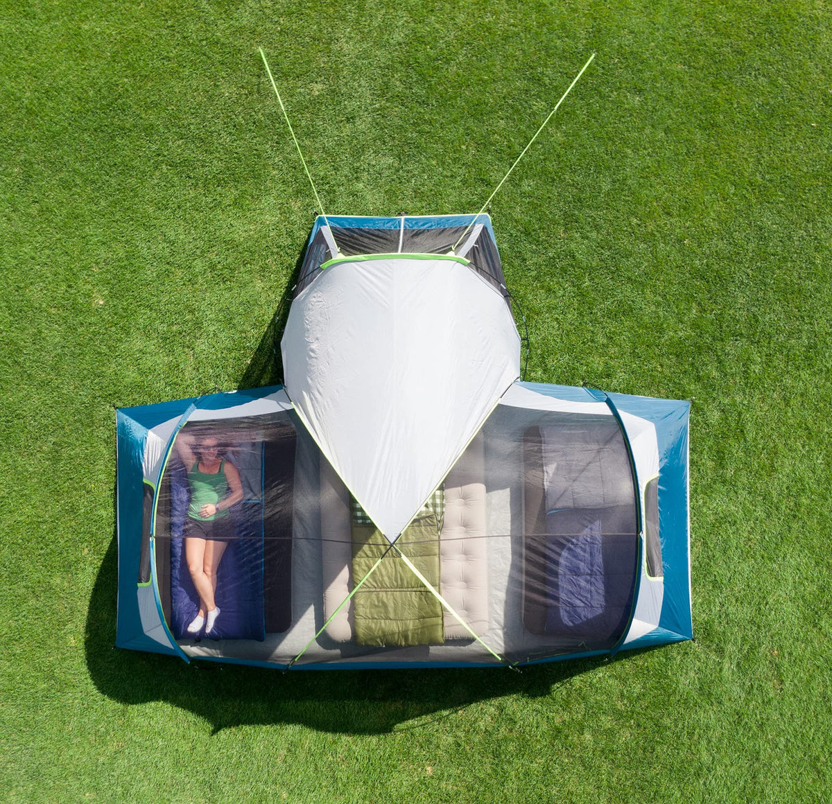10-Person Camping Dome Tent with Screen Porch B6320