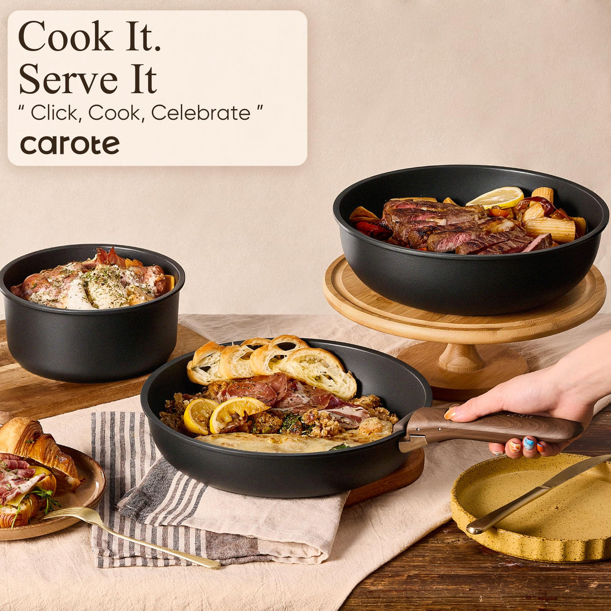 21 Pc Non Stick Cookware Set L9237