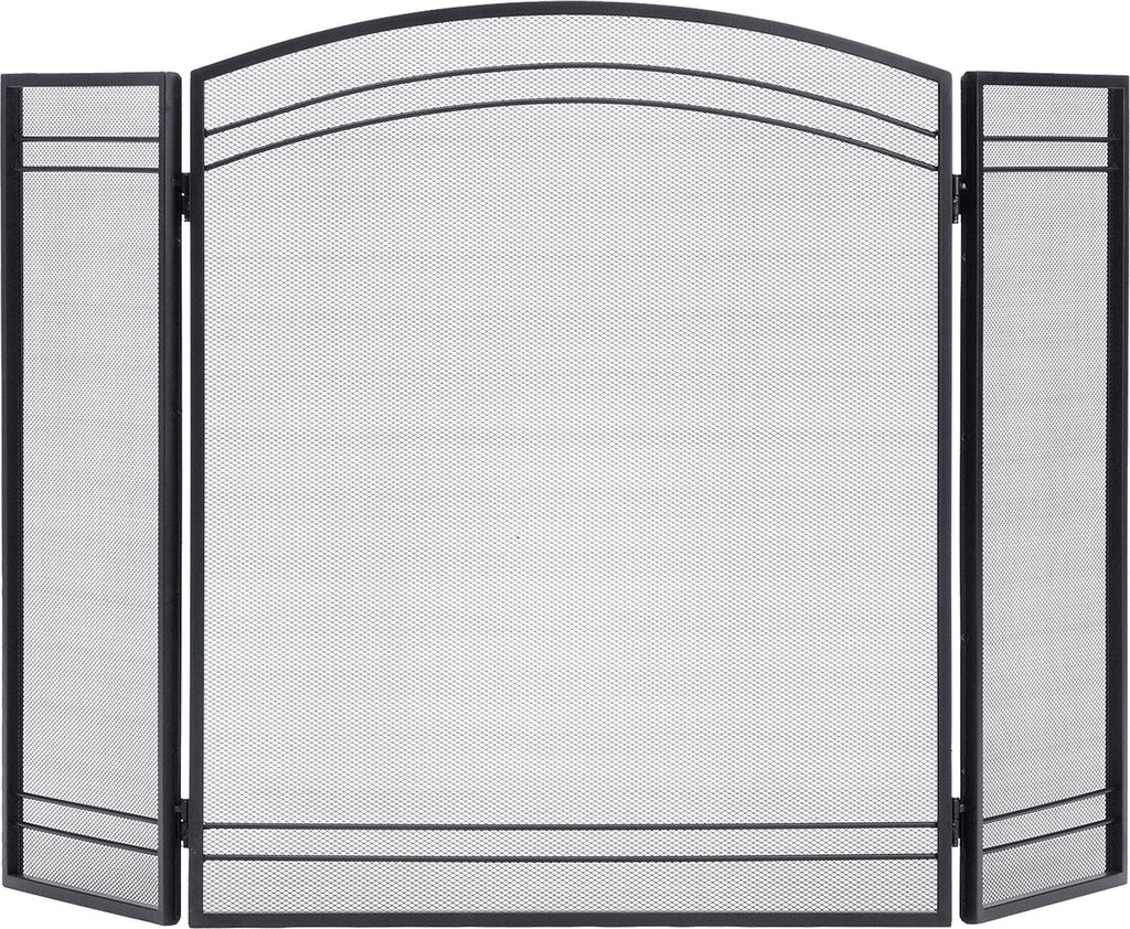 Black Fireplace Screen Z42864